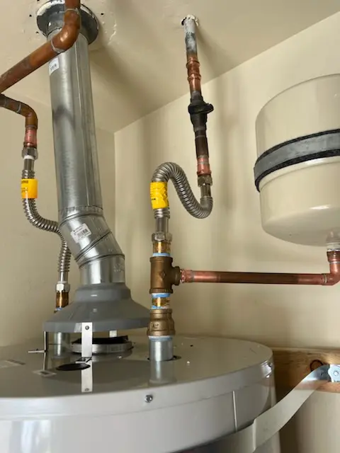 Water heater installation and plumbing repair in Willows